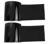 HAPINARY Ruban de Réparation Étanche Noir pour Serrage en Pvc et Pe, Rouleau de 10 Cm X 1,5 M, pour Colmater les Fuites D'air et Installer des Fenêtres Anti-tempête