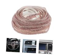 HAPINARY Ruban Strass Autocollant Décoratif Rose Bande Adhésive DIY pour Voiture Téléphone et Artisanat pour Décoration Intérieure et Extérieure