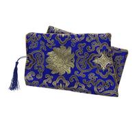 HAPINARY Sac de Rangement à Fermeture Éclair pour Stylos et Cahiers Pochette Portable Légère pour Documents Bureau et Voyage Organisateur Pratique pour Papeterie et Petits Objets Bleu