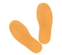 HAPINARY Semelles de Remplacement en Caoutchouc Antidérapantes et Silencieuses, Coussinets de Réparation Découpables pour Chaussures Plates, Patchs de Semelle Oxford Jaune Bruit