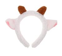 HAPINARY Serre-tête Mouton Doux avec Cornes de Bélier Léger et Confortable Accessoire Cosplay pour Fête Halloween Noël Adultes