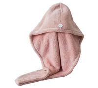HAPINARY Serviette De Séchage De Cheveux En Bonnet Absorbant Pour Un Séchage Rapide Des Cheveux Outil De Soins Capillaires Matériau Doux Portable Pour La Maison Et Les Voyages
