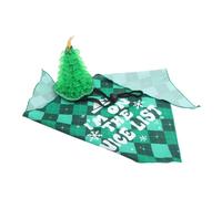 HAPINARY Serviette Triangulaire Adorable pour Animal De Compagnie Ensemble Chapeau Et Bandana De Noël pour Chien Décoration De Noël Douce Et Confortable pour Animaux De Compagnie