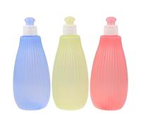 HAPINARY Set de 3 Bouteilles de Bidet Bébé Portables 350ml pour Soin Doux et Nettoyage Facile en Pp, Compactes et Discrètes, Essentiels de Bain -né