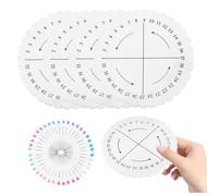 HAPINARY Set de Disques de Tissage Kumihimo avec Épingles pour Bracelets Planche de Macramé Artisanale pour Bricolage et Création de Bijoux Accessoire Pratique et Couleur Aléatoire