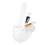 HAPINARY Set de Kit Outils pour Masque Facial Silicone avec Bol Spatule Pinceau et Mélangeur pour DIY Soin Peau