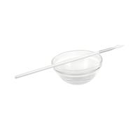 HAPINARY Set de Outils pour Masque Visage Brosse Douce avec Bol Verre Applicateur pour Soin Peau et Masque de Nuit pour Salon de Beauté et Usage DIY
