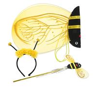 HAPINARY Set Déguisement Abeille Garçon Fille Légères Baguette et Tête Accessoire Cosplay pour Filles Costume Fête Anniversaire Halloween