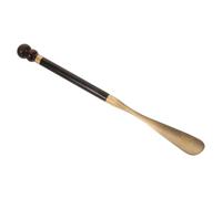 HAPINARY Shoe Horn Long Wooden Handle With Brass Tip Durable Home Shoe Helper For Elderly Men Women Seniors Pregnancy Tall People
