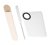 HAPINARY Spatule De Mélange Sans Maquillage Grattoir À Pigments De Fond De Teint En Acier Inoxydable Robuste Pour Un Usage Domestique En Salon