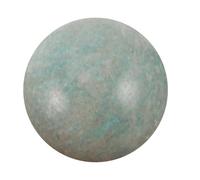HAPINARY Sphère Décorative en Amazonite Polie, Boule Feng Shui, Bleu | Pierre Naturelle, Surface Lisse Polie à Main, pour Étude et Chambre, Facile à Nettoyer, Ambiance Équilibrée