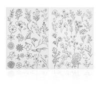 HAPINARY Stabilisateur de Broderie Hydrosoluble 2 Feuilles Non Tissé 11.61X8.27 Pouces Support pour Vêtements Pantalons Chemises et Décoration Intérieure