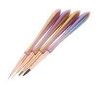 HAPINARY Stylo Pour Nail Art Ensemble De 4 Pinceaux Avec Conseils Stables En Métal Et Plastique Pour Dessins Précis Gel Vernis À Ongles Usage DIY Et Salon