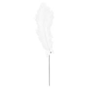 HAPINARY Stylo Signature Léger pour Mariage Stylo plume avec effet décoratif Design Plume Blanche pour Banquet et Accessoire de Fête