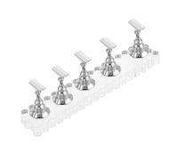 HAPINARY Support à Ongles à Presser Pour Débutants 5 Pièces Transparent Fournitures De Nail Art Pratique Pour L'entraînement Kit De Nail Art