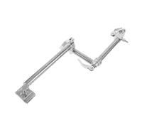 HAPINARY Support de Fixation pour Parapluie Rotatif à 360° pour Fauteuil Roulant et Scooter, Pince Réglable pour Guidon de 0,87 à 1,7 Pouce, Support Coupe-vent Pliable pour Poussette