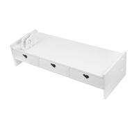 HAPINARY Support De Moniteur Réglable pour Bureau Support De Rangement pour Clavier Et Ordinateur Portable