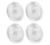 HAPINARY Support De Roue De Remplacement Robuste Pour Lave-vaisselle 4 Pièces Rouleau De Panier Inférieur Pour Alimentation De Lave-vaisselle