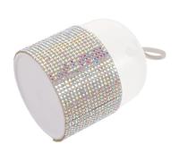 HAPINARY Support D'éponge De Maquillage Se Malette Rangement Étui Éponge De Maquillage Conteneurs De Stockage Silver