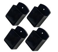 HAPINARY Support Mural Organiseur Télécommande Magnétique Adhésif pour Télécommande en Plastique Noir 4pcs, pour Fête Estivale Salon ou Chambre