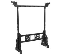 HAPINARY Support Pinceaux Calligraphie Chinois en Résine 12 Emplacements Multifonction, Design Simple et Stable, Décoration Bureau Élégante pour Artistes et Amateurs de Calligraphie à