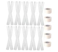 HAPINARY Support pour Oreilles De Chien Doberman Bâtonnets avec Ruban Adhésif Mousse Douce 30 Pièces 5 Rouleaux 2,5 Cm Entraînement Chiots Redressement Oreilles