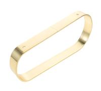 HAPINARY Support pour Repose-main de Manucure en Fer Doré Base Épaissie, Forme Ovale Incurvée, Stabilité Améliorée et Ajustement pour Sessions de Nail Art