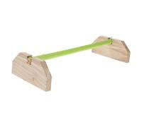 HAPINARY Support Vertical pour Poulet et Perroquet en Bois Naturel, Cadre D'équilibre pour Poule Domestique, Taille Petite, Utilisation pour Oiseaux de Compagnie en Cage et Élevage