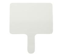 HAPINARY Tableau Blanc Arrondis Portable Effaçable à Sec en Matériau Synthétique, Design Simple, pour Répondre et Voter en Classe ou Réunion