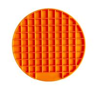 HAPINARY Tapis De Nourriture pour Animaux Silicone Mat Anti-dérapant pour Chiens Et Chiots Évite De Manger Trop Vite Couleur Rond Accessoire De Repas pour Animaux