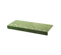 HAPINARY Tapis D'escalier Lumineux Autocollant Vert en Tissu Brossé Antidérapant Motif Empreinte pour Protection des Marches la Maison