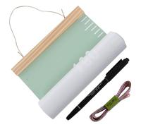 HAPINARY Toise Murale pour Garçon et Filles Mesure Taille Décoration Murale en Toile Verte Avocat Ruban à Mesurer et Marqueur Chambre Garçon et Filles Crèche Mural Tableau Croissance