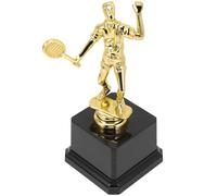 HAPINARY Trophée de Badminton en Plastique, Statuette Décorative Réaliste | Jeux de Loisirs et Concours de Talents, Surface Lisse, Finition Délicate, Stabilité Solide