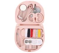 HAPINARY Trousse de Couture de Voyage Mini en Plastique Rose Rangement Sécurisé et Utilisation Pratique pour Couture et Quilting