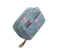 HAPINARY Trousse Maquillage Flamingo Imperméable Taille L Sac de Rangement Portable Léger avec Poignée Organisateur Cosmétique pour Voyage et Usage Quotidien