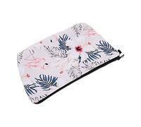 HAPINARY Trousse Maquillage Portable Imperméable avec Motif Fleur Cartoon Organisateur Cosmétiques Multifonction pour Femmes Pochette Voyage et Rangement Quotidien