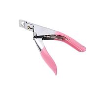 HAPINARY U-shaped Stainless Steel Nail Cutter Manicure Scissors French Tips Nail Trimmer for Acrylic and Portable