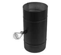 HAPINARY Vanne de Régulation du Débit Air pour Conduit de Cheminée Acier Inoxydable Clapet Anti-retour X pour Tuyau de Poêle Adaptateur pour Amélioration de Efficacité Thermique