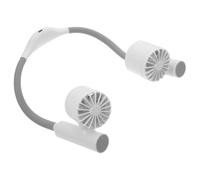 HAPINARY Ventilateur Portable Rechargeable Ventilateur de Refroidissement Multifonction à Double Turbine Cou, Léger et Silencieux D'extérieur pour Bureaux et Voyages