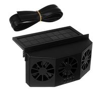 HAPINARY Ventilateur Solaire Voiture à Triple Turbine Ventilateur Extraction pour Fenêtre Auto Refroidisseur Solaire pour Chaleur et Protection Du