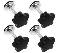 HAPINARY Vis à Poignée Étoilée M8x35 en Plastique et Fer, Lot de 4 Pièces, Serrage Sécurisé et Polyvalent pour Réglage et Fixation Industrielle