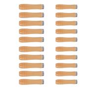 HAPINARY wooden file handle with collar, wooden rasp handle, 20pcs, 2 sizes, metal collar, safety ring, for screwdrivers and files, woodworking, easy installation