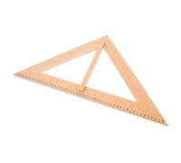 HAPINARY Wooden Teaching Aid Large Isosceles Triangle Ruler Educational Measuring Instrument For Teachers Classroom Geometry Tool