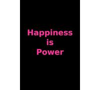 Hapinnes is Power: Gratitude Journal Daily.Stress Free Living.Stay Happy.Shine with Positivity