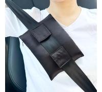 HapiPoppy Oreillers en Satin Soyeux pour Ceinture de sécurité, stimulateur Cardiaque, Protection de Poitrine, Patients chimiothérapie, Cancer, Incision à cœur Ouvert, récupération Post-Chirurgie,