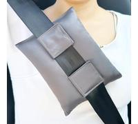 HapiPoppy Oreillers en Satin Soyeux pour Ceinture de sécurité, stimulateur Cardiaque, Protection de Poitrine, Patients chimiothérapie, Cancer, Incision à cœur Ouvert, récupération Post-Chirurgie,