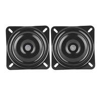 Hapivida 1 Paire Plaques Pivotantes de Siège, Plaque de Montage Pivotante pour Siège de Bateau Robuste à 360 Degrés, Base de Plateau Tournant pour Bateau Marin (7 Pouces)