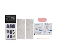 Hapivida 30pcs Wearable Exquisite Nail Tip, Détachable Reusable PVC Faux Ongle Patch pour Manucure à Domicile (22)