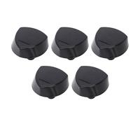Hapivida 5 Pcs Stove Replacement Knob, Universal Fit Cooktop Range Knob pour Cuisinière, Slip In Design, ABS Material, Facile à Installer