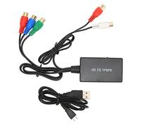 Hapivida Adaptateur Convertisseur HDMI vers YPbPr, Convertisseur Vidéo pour Téléviseurs, Compatible avec Lecteurs DVD, Résolution 720P 1080P, Plug and Play, Conversion de